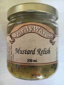 Hardywares Mustard Relish, pictured here, is the subject of a recall from the CFIA. 