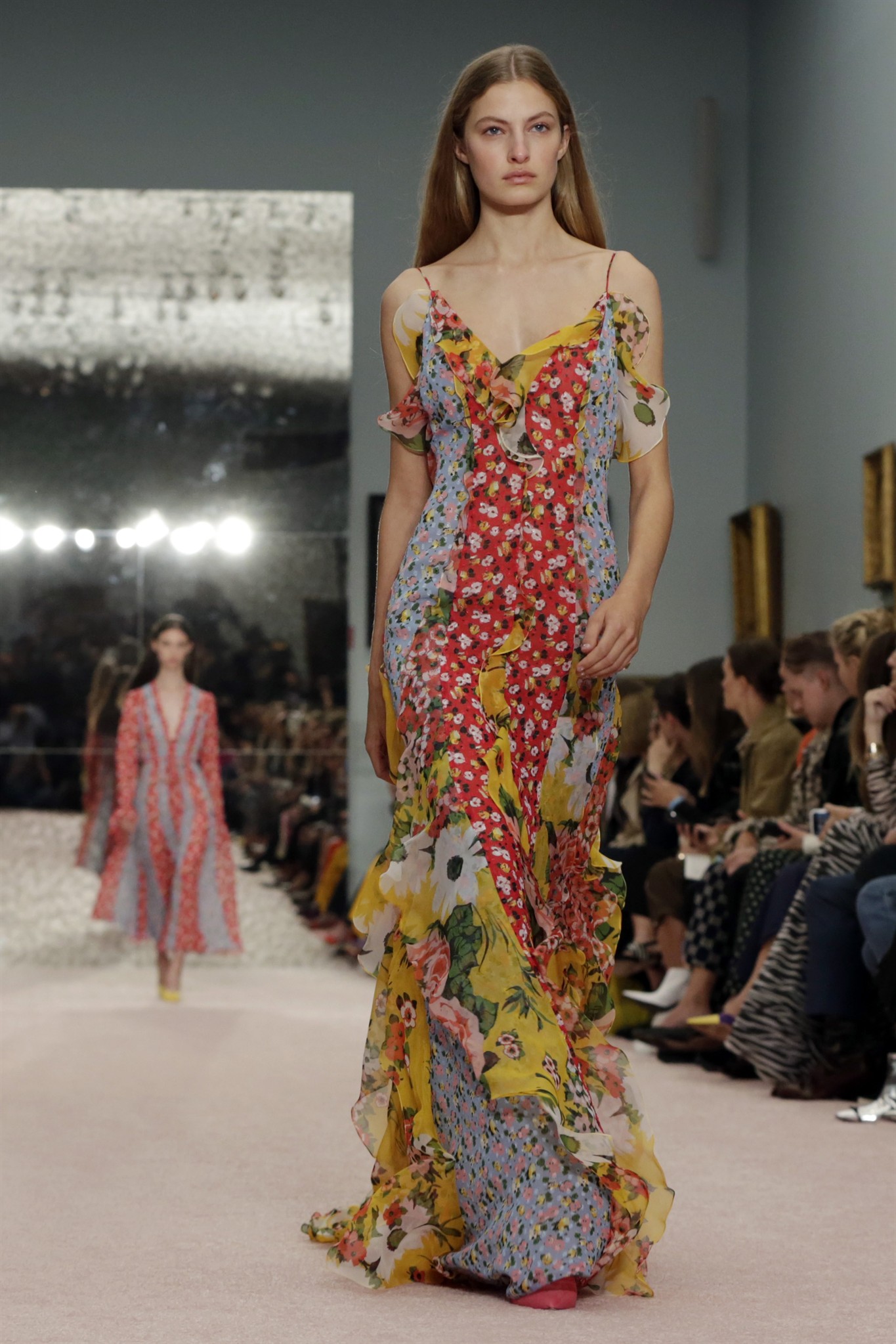 The Carolina Herrera spring 2019 collection is modeled during Fashion ...